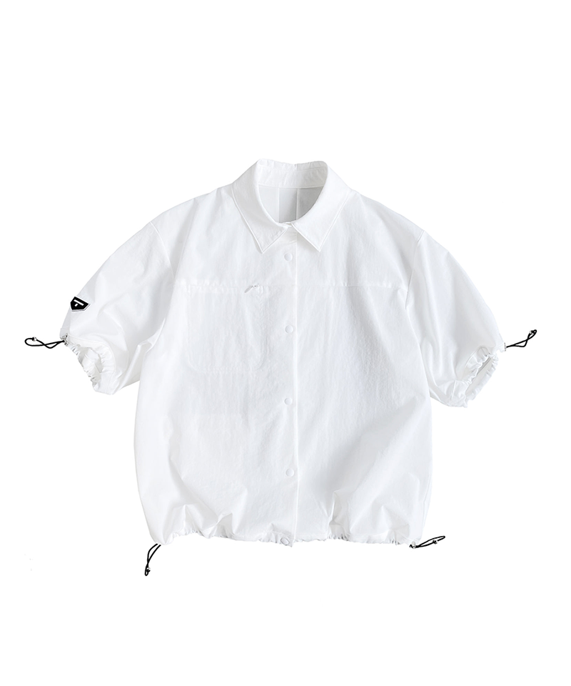 W Half sleeve shirt (WHITE)_R21WCT51WH