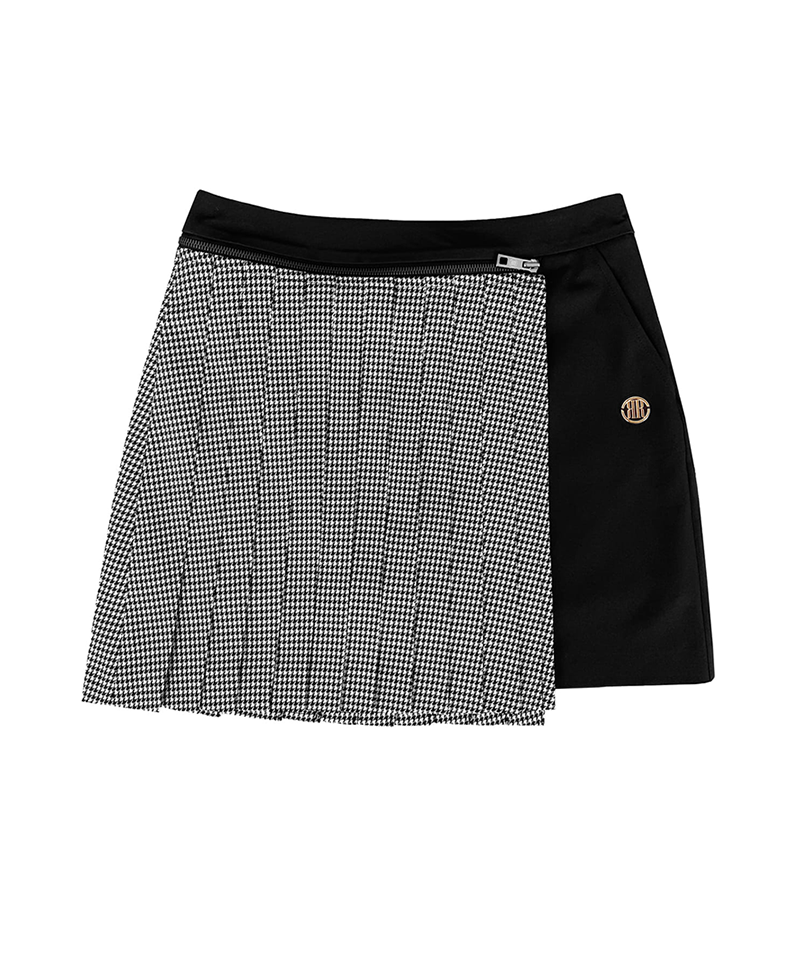 W-Detachable pleats skirt(BLACK)_R22WCK01BK