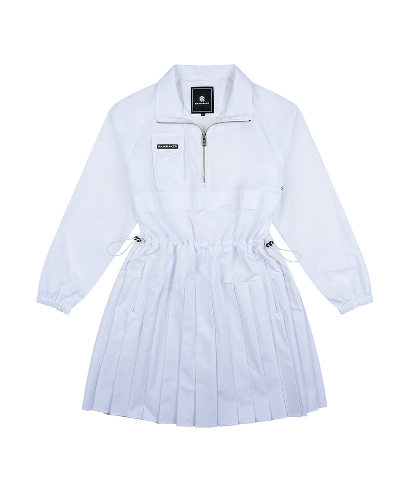 W ANORAK HYBRID DRESS(WHITE)_R32WCO01WH